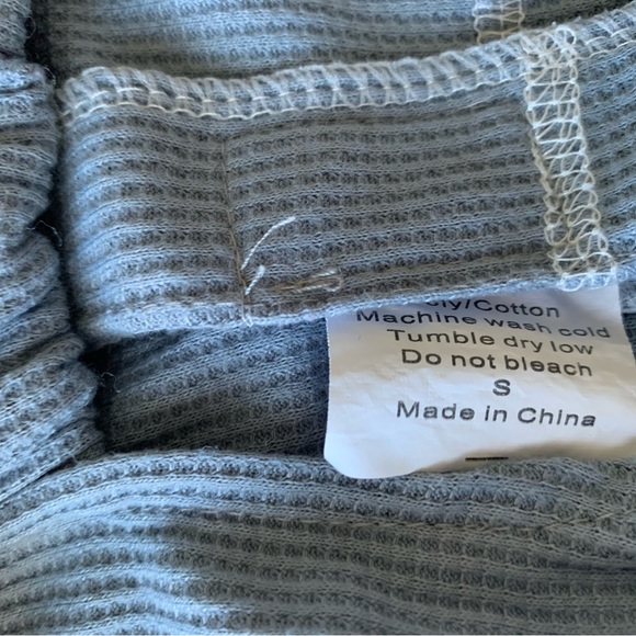 2/$10 TopPaw Size S Dusty blue thermal Dog Pajamas - Picture 4 of 5